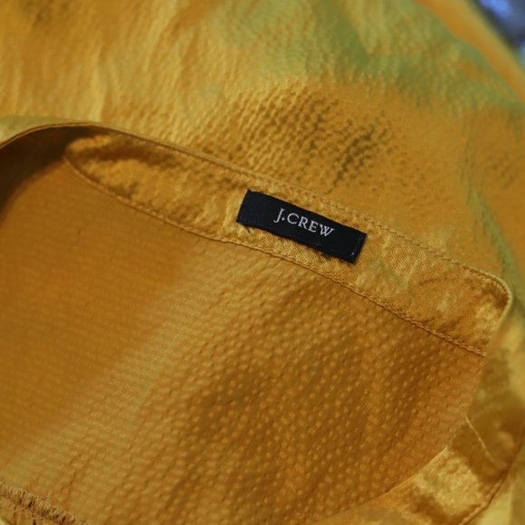J. Crew | Mustard Textured Blouse - Picture 3 of 10
